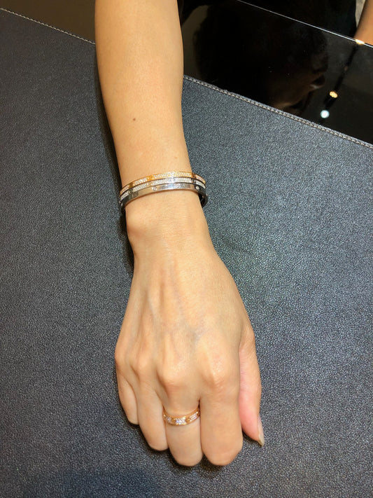 I様【CARTIER/ラブブレス #16 SM WG ダイヤ】