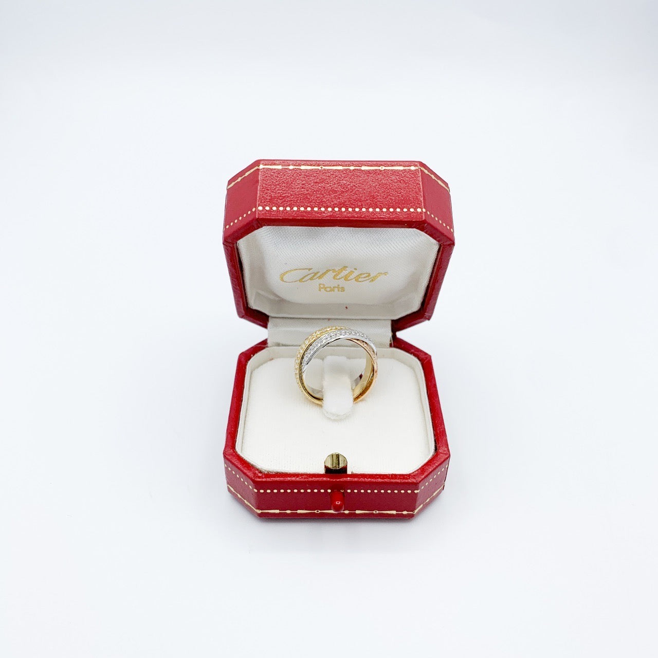 Trinity Ring SM Size 12 3 Row Full Diamond