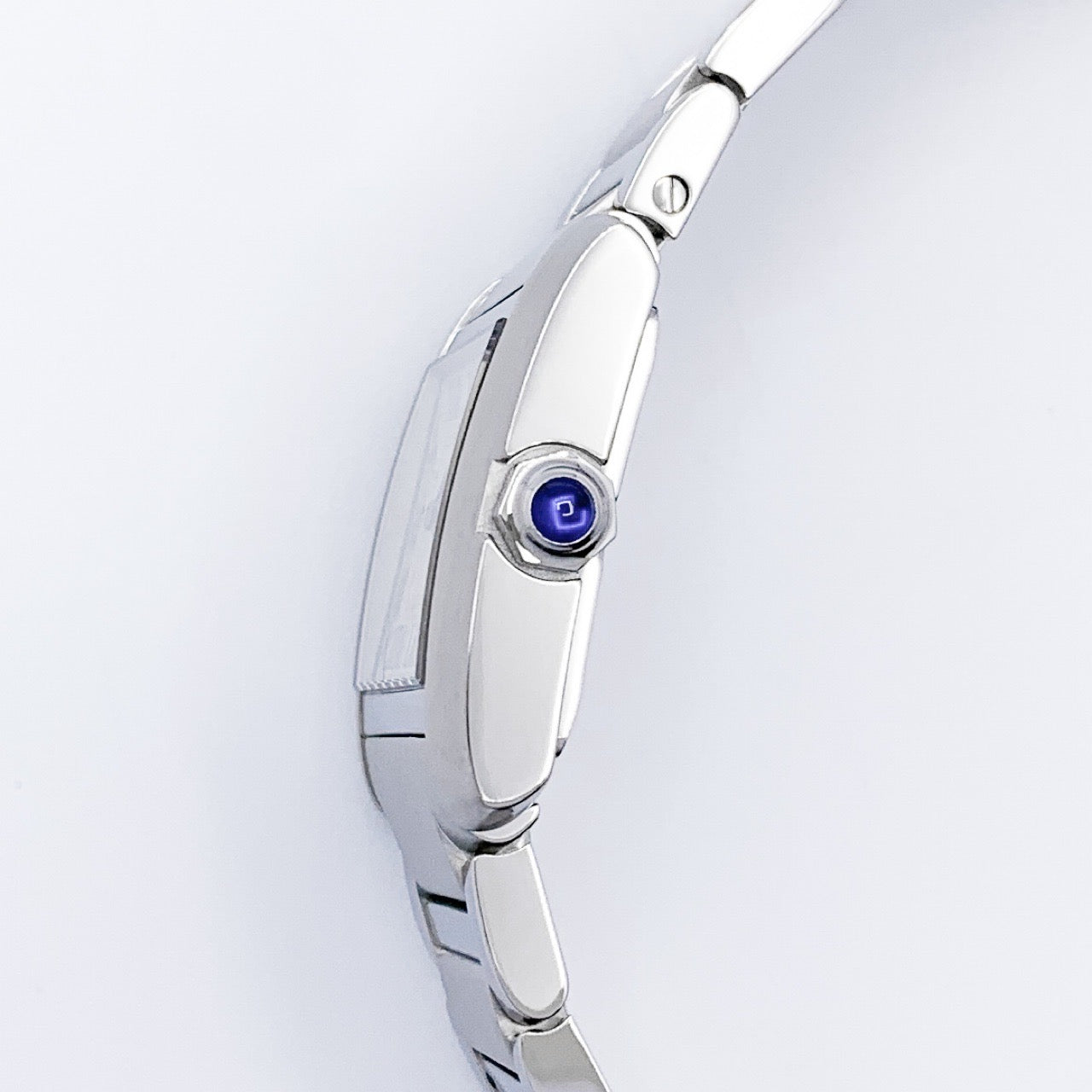 Tank Française Current SM Stainless Steel Silver Dial