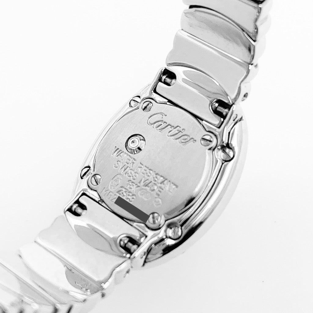 Mini Baignoire K18 WG bezel & bracelet half diamond