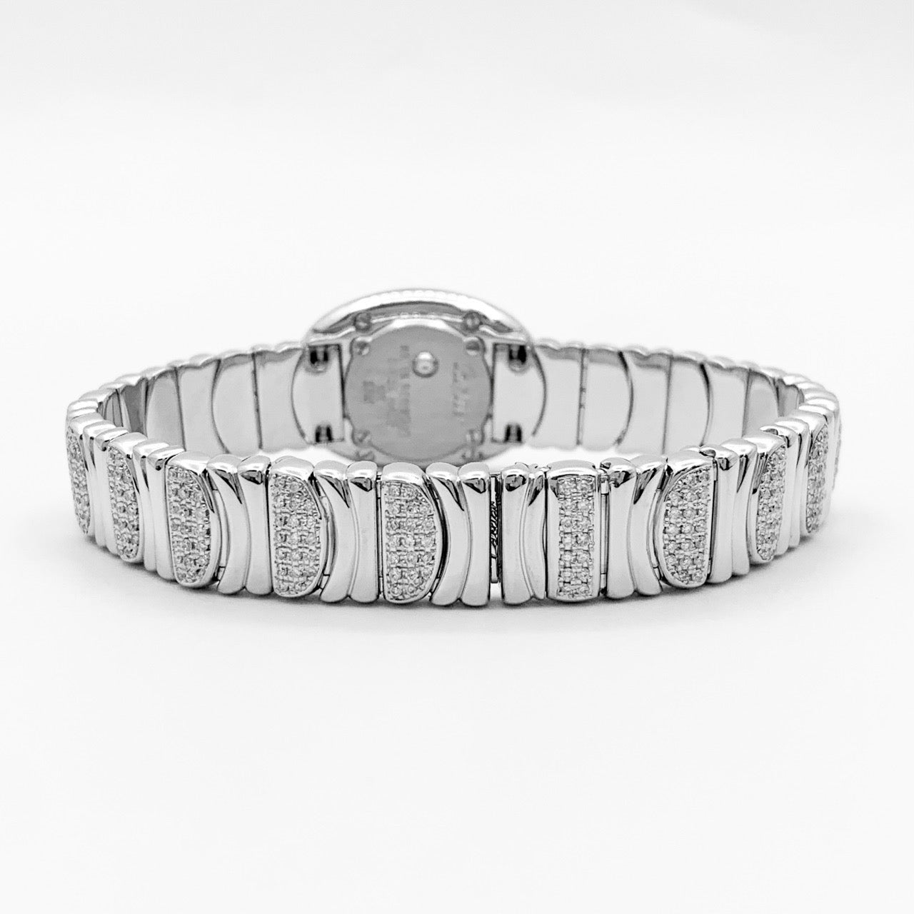 Mini Baignoire K18 WG bezel & bracelet half diamond