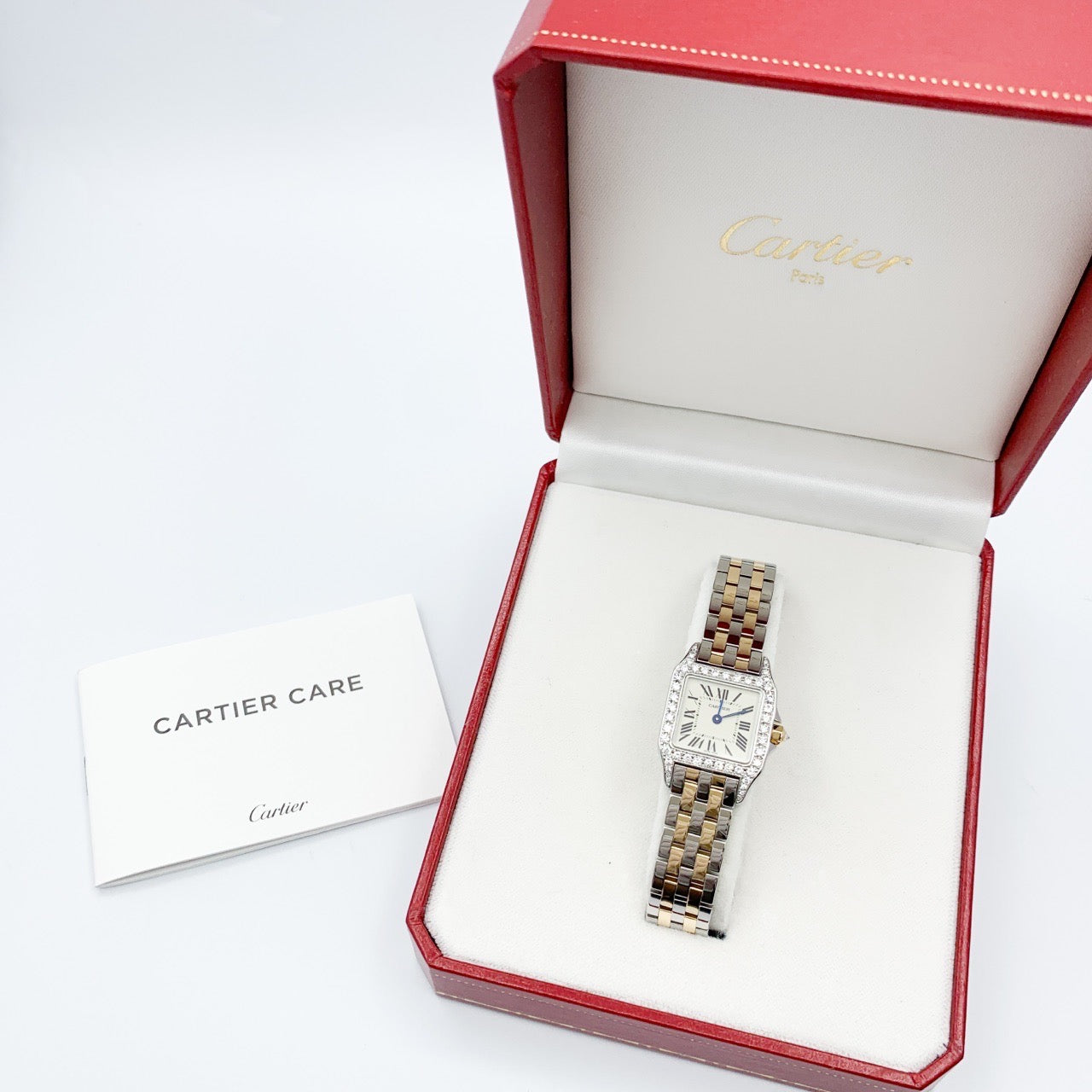 Santos de Cartier SM Two-tone Diamond