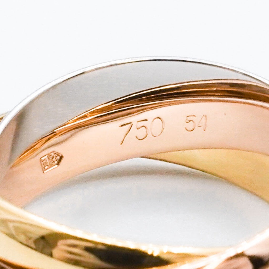 Trinity ring size 14 with diamonds