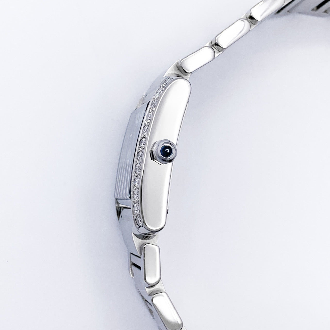 Tank Francaise SM Blue Shell Dial Diamond
