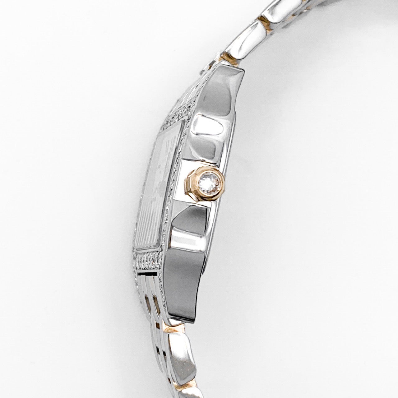 Santos de Cartier SM Two-tone Diamond