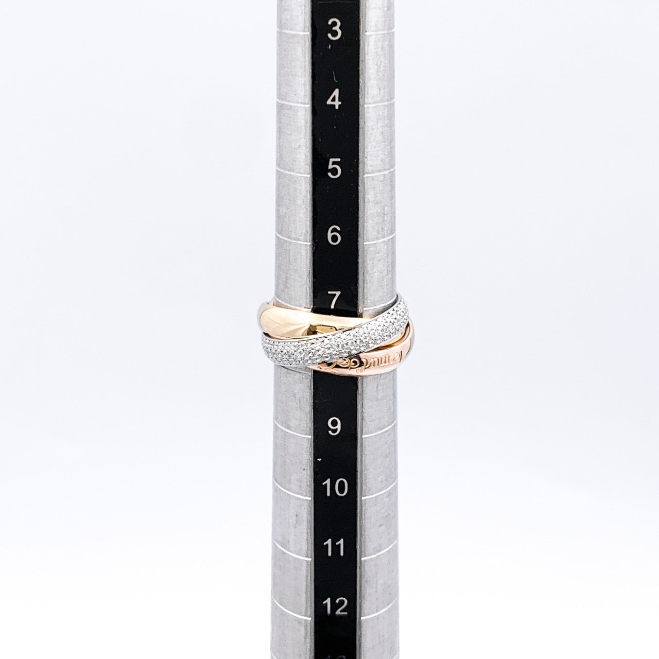 Trinity ring size 8 diamond