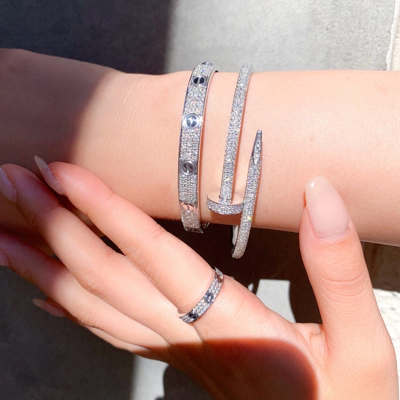 Love Bracelet #16 New WG Diamond