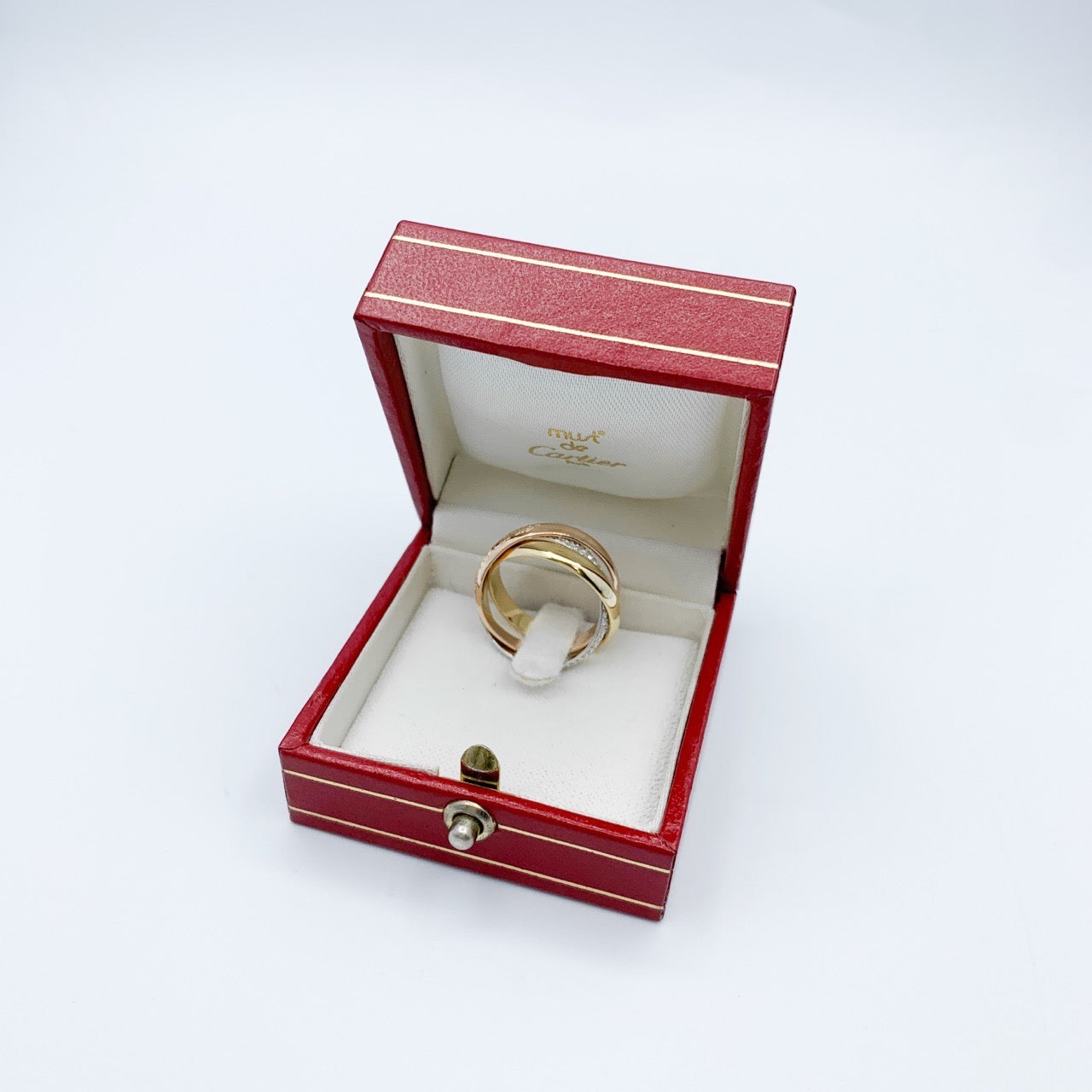 Trinity ring size 14 with diamonds