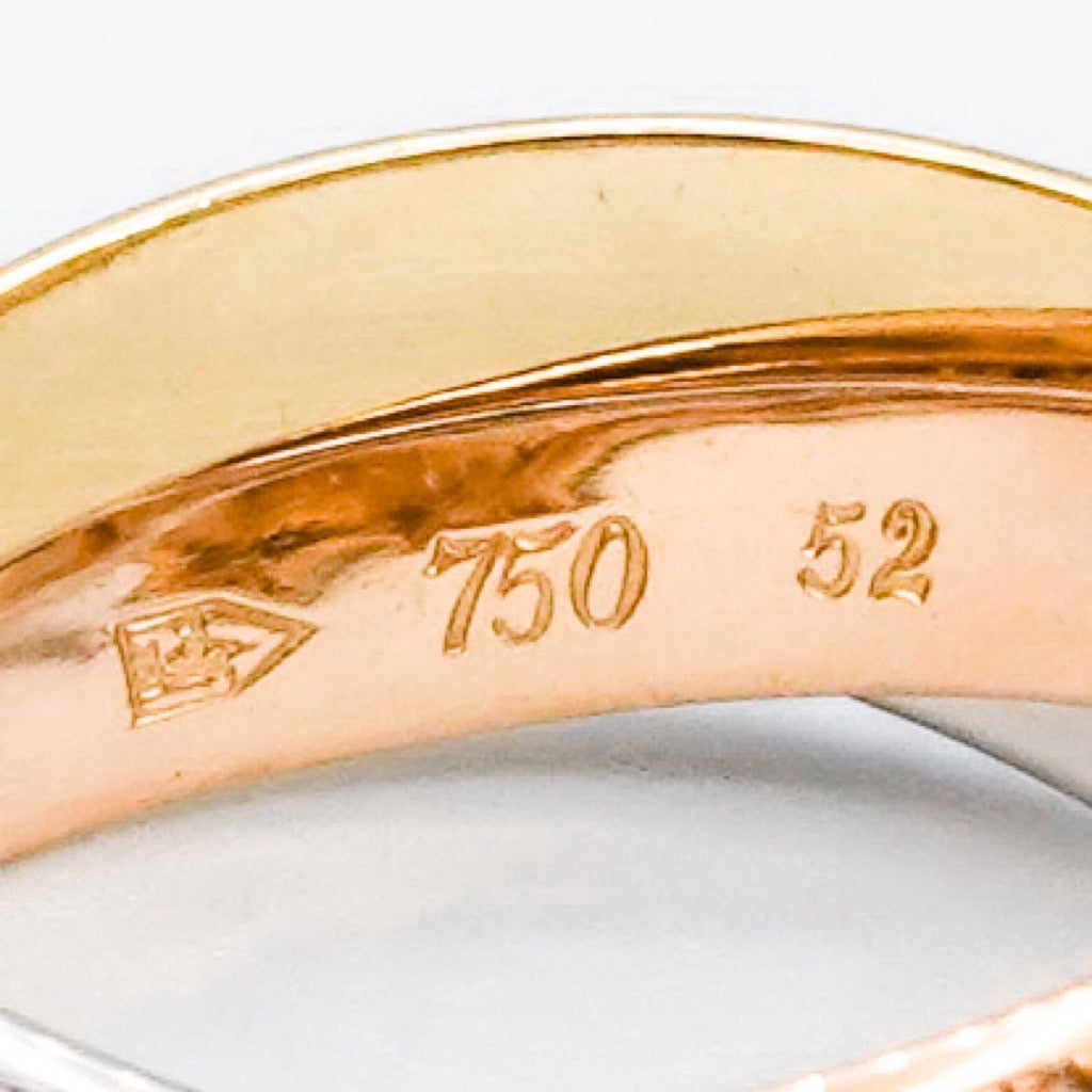 Trinity Ring SM Size 12 3 Row Full Diamond
