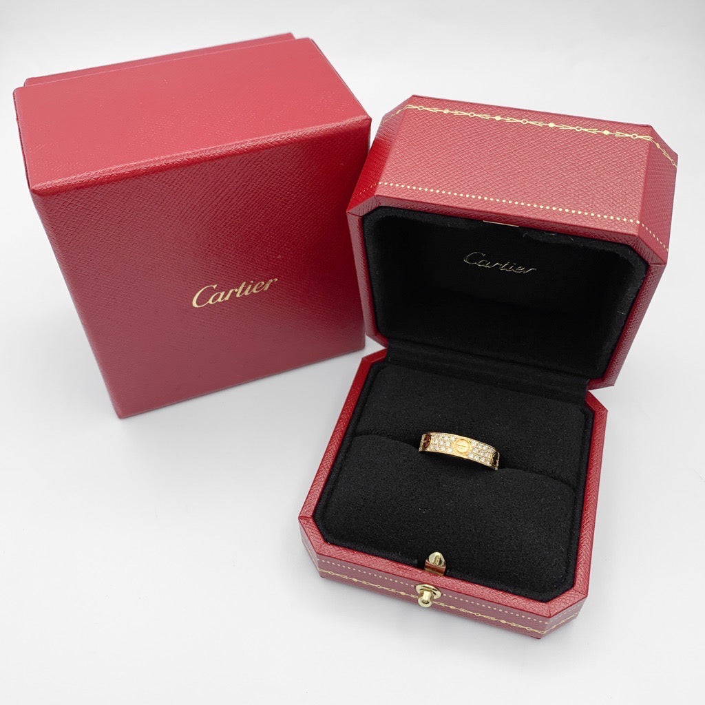Love Ring Size 19 YG Diamond