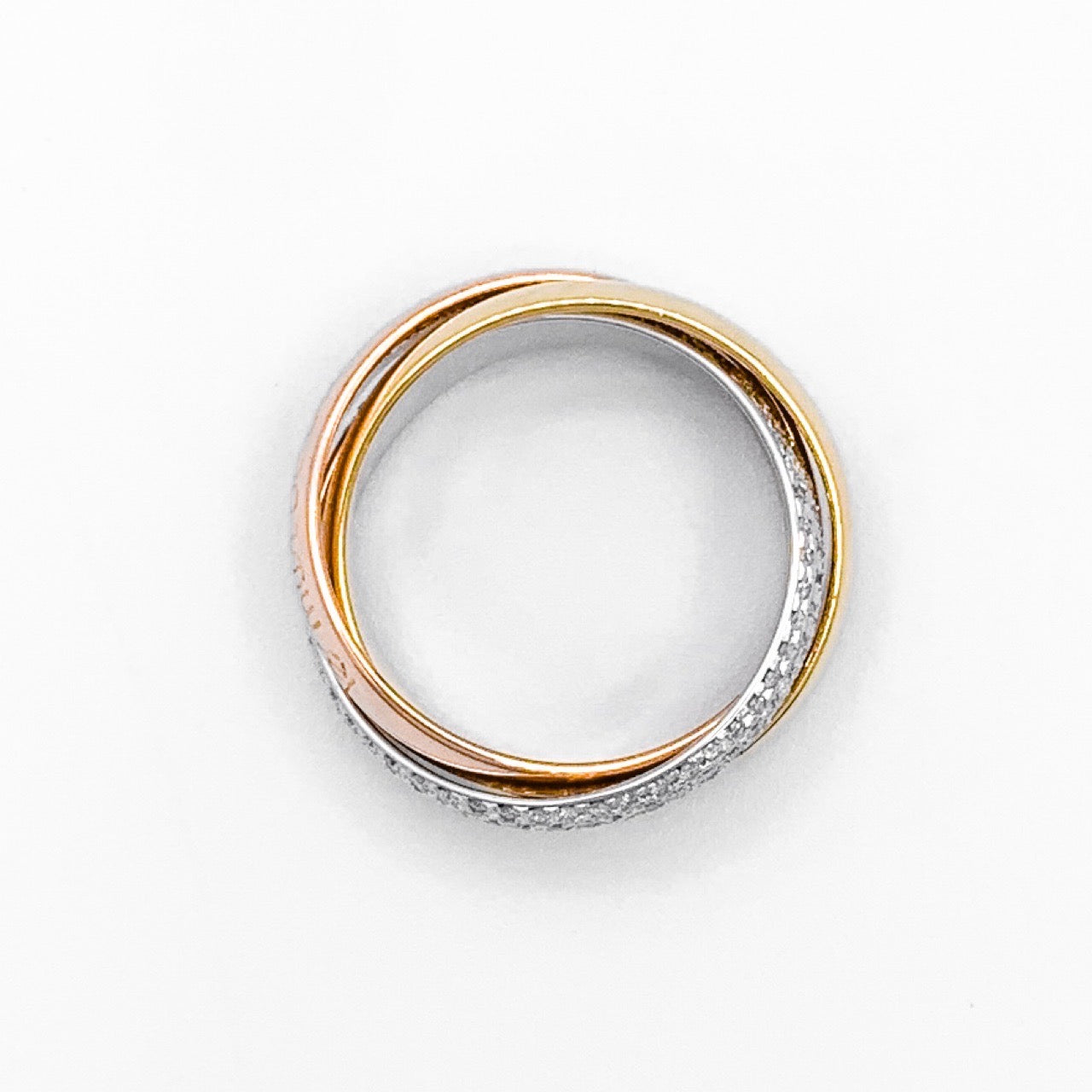 Trinity ring size 8 diamond