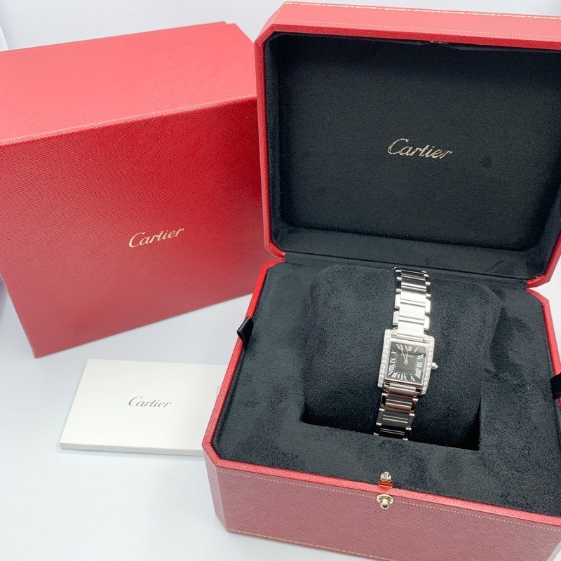 Tank Francaise SM Black Dial Diamond