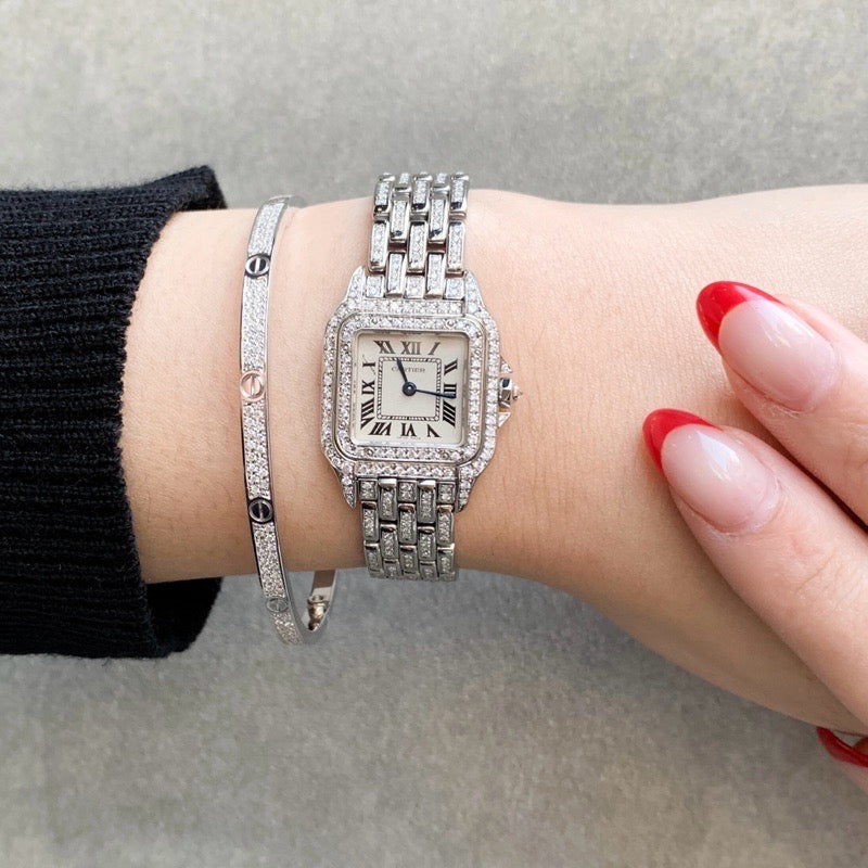 Panther SM SS Bracelet Full Diamond
