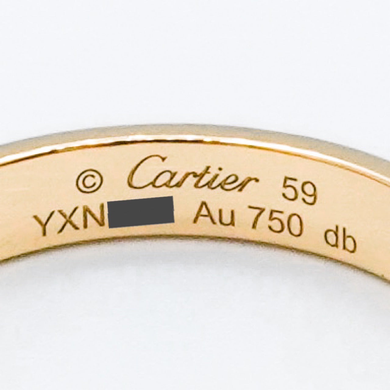 Mini Love Ring Size 19 YG Diamond