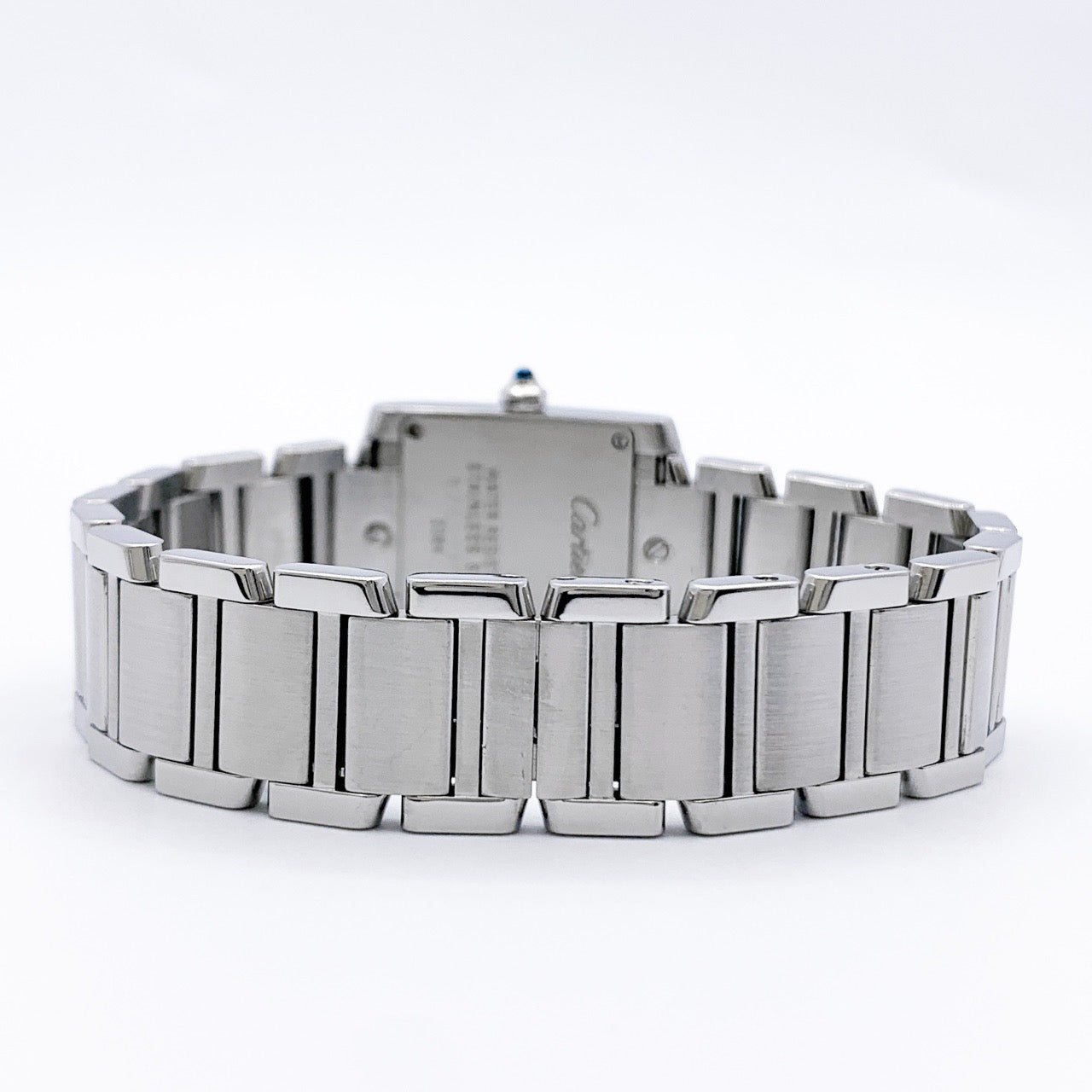 Tank Française SM Stainless Steel Blue Shell Dial