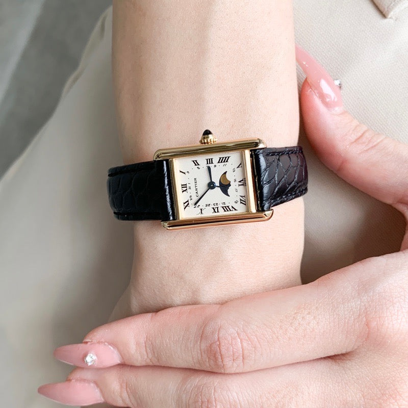 Tank Louis MM K18YG Moon Phase
