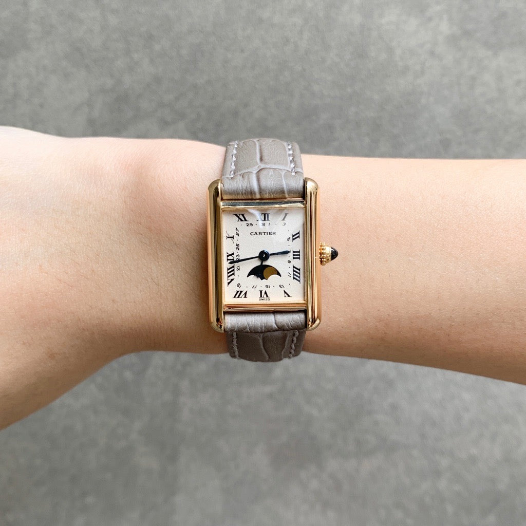 Tank Louis MM K18YG Moon Phase