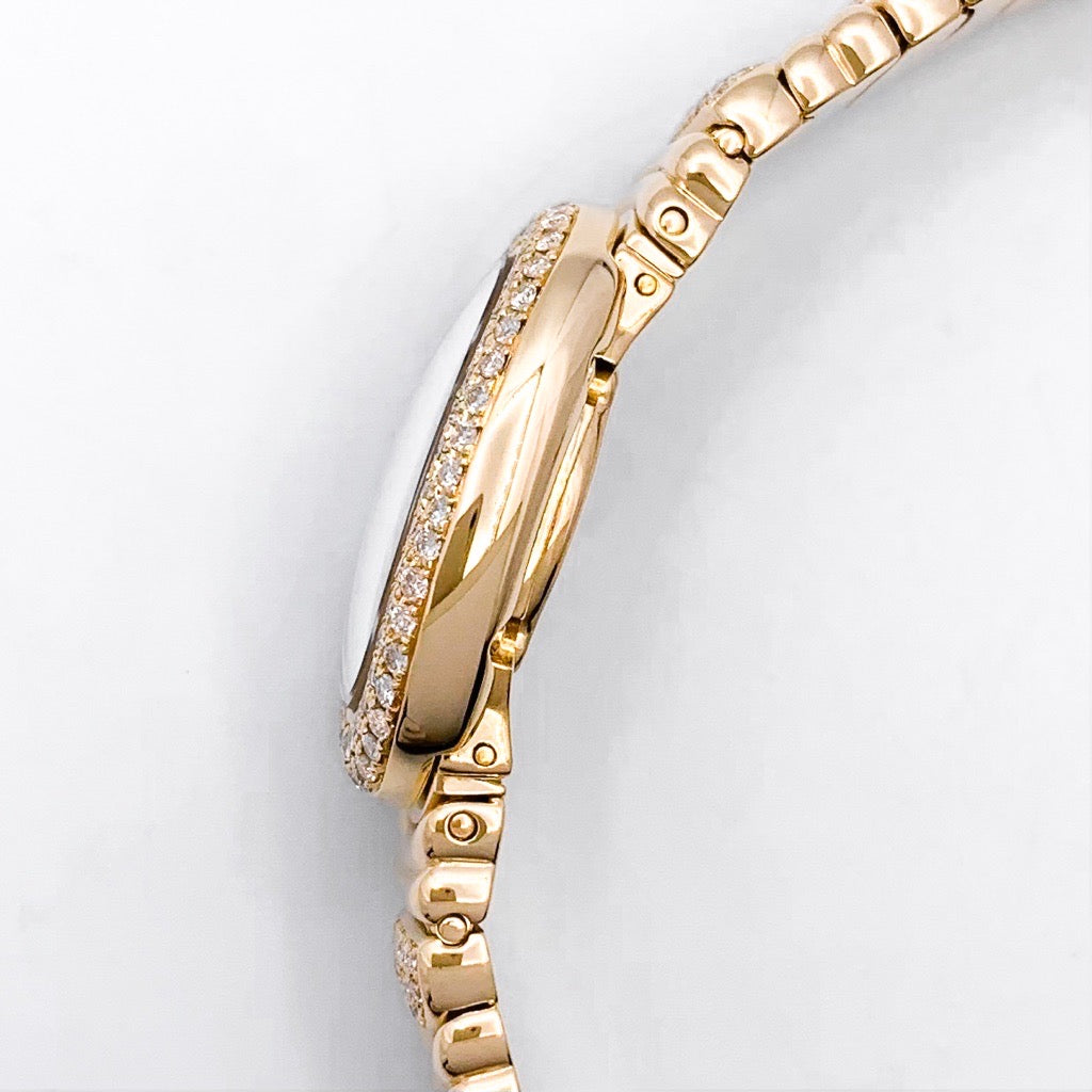 Mini Baignoire K18YG Bezel & Bracelet Half Diamond