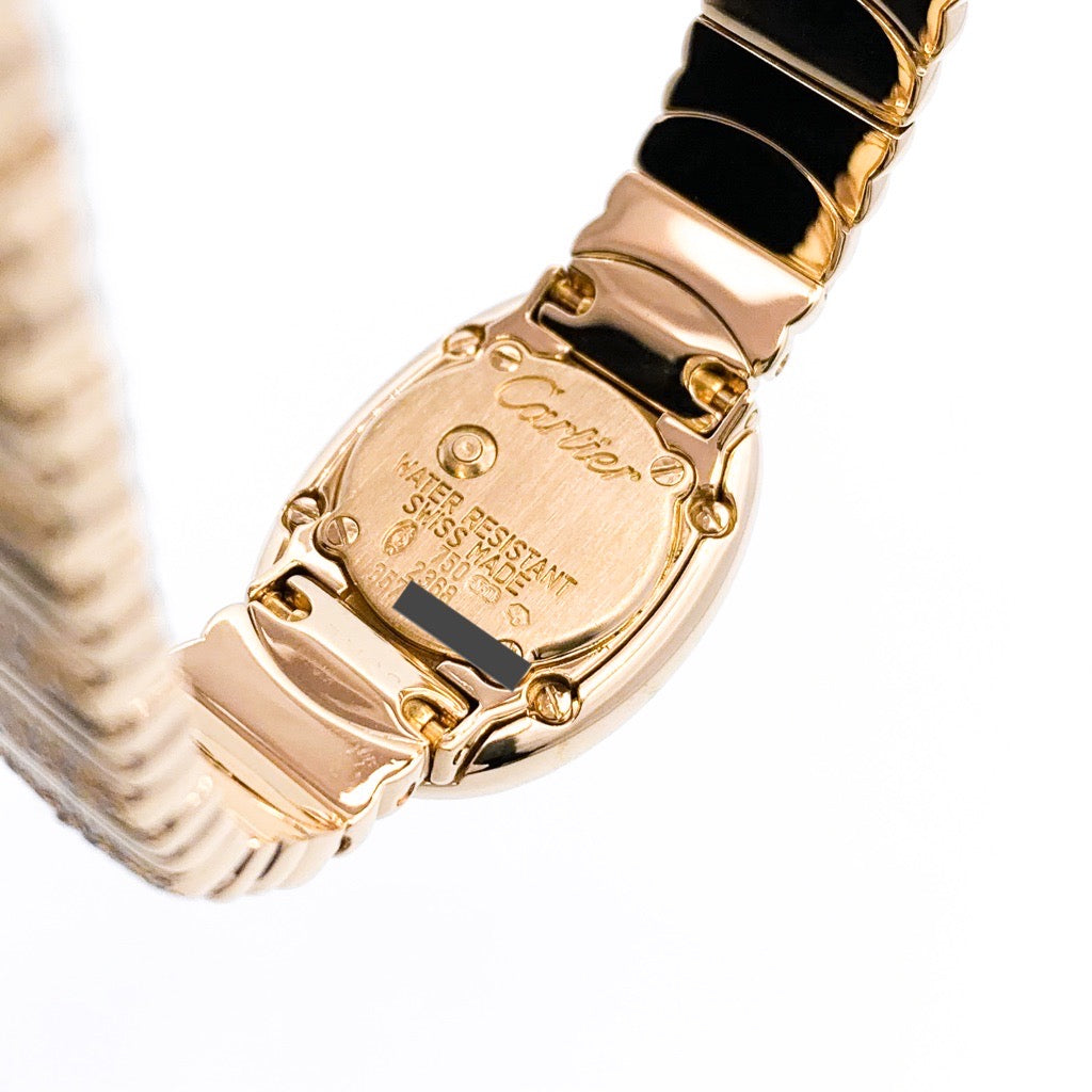 Mini Baignoire K18YG Bezel & Bracelet Half Diamond
