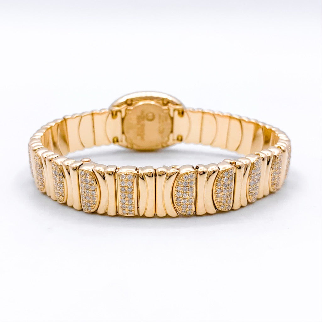 Mini Baignoire K18YG Bezel & Bracelet Half Diamond