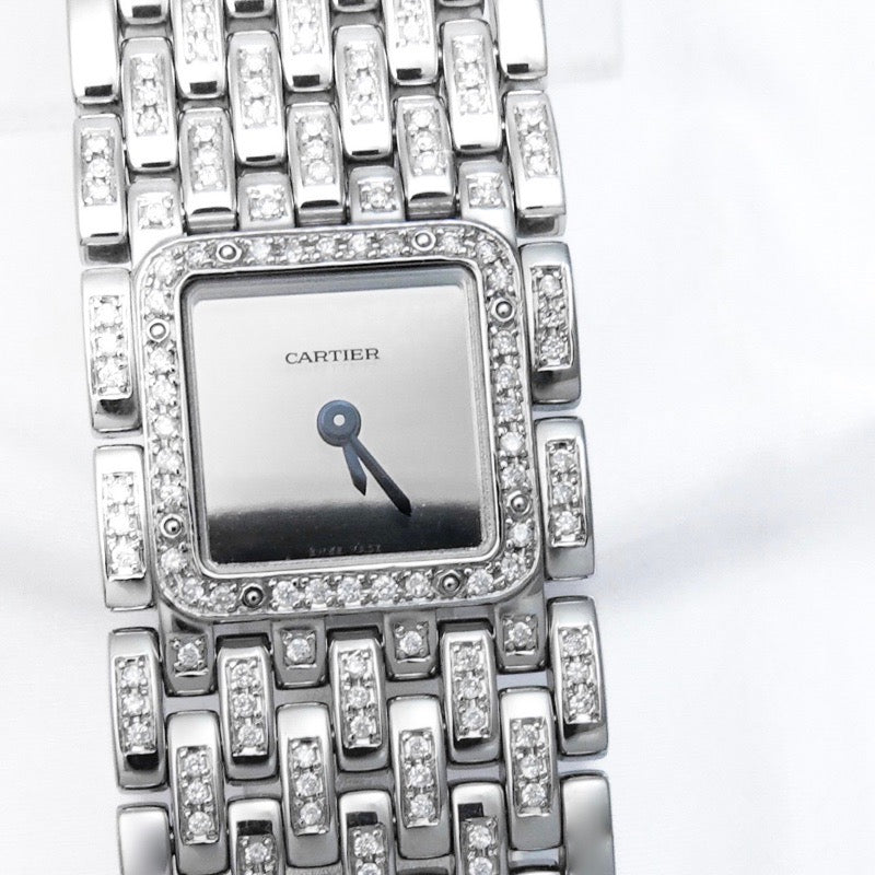 Panther Ruban SS Mirror Dial Bezel & Bracelet Diamond