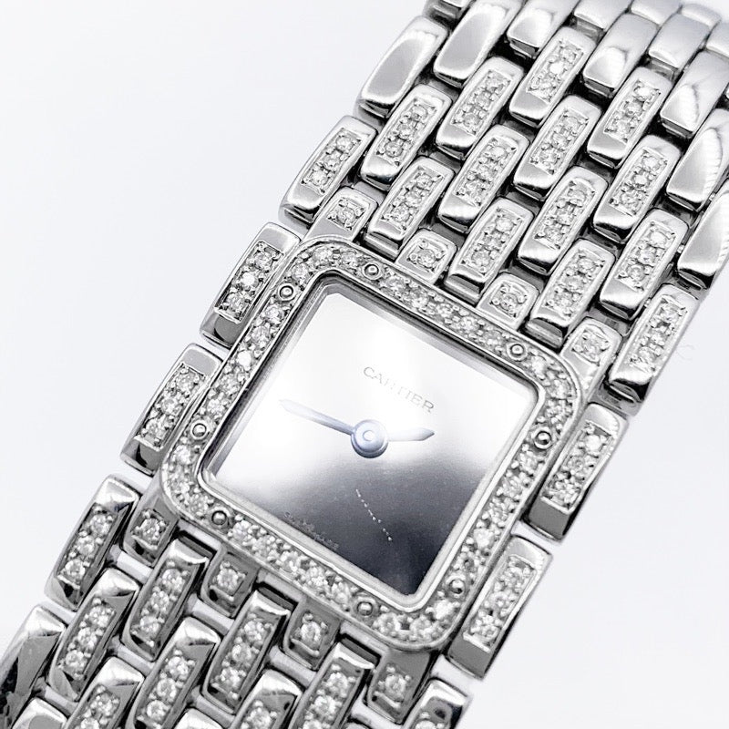 Panther Ruban SS Mirror Dial Bezel & Bracelet Diamond