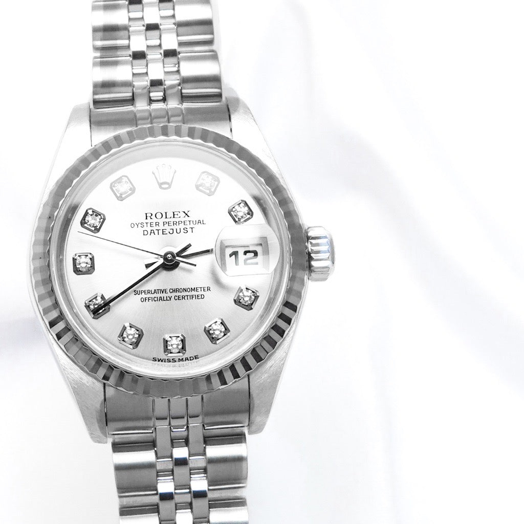 Datejust 10P New Diamond Silver Dial SS x K18WG