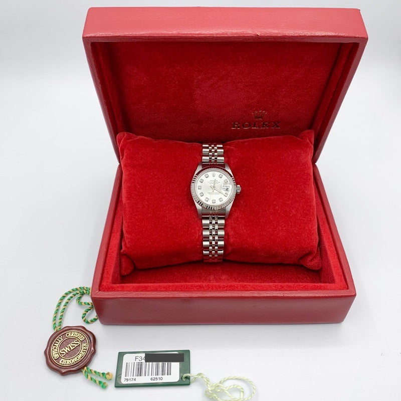 Datejust 10P New Diamond Silver Dial SS x K18WG