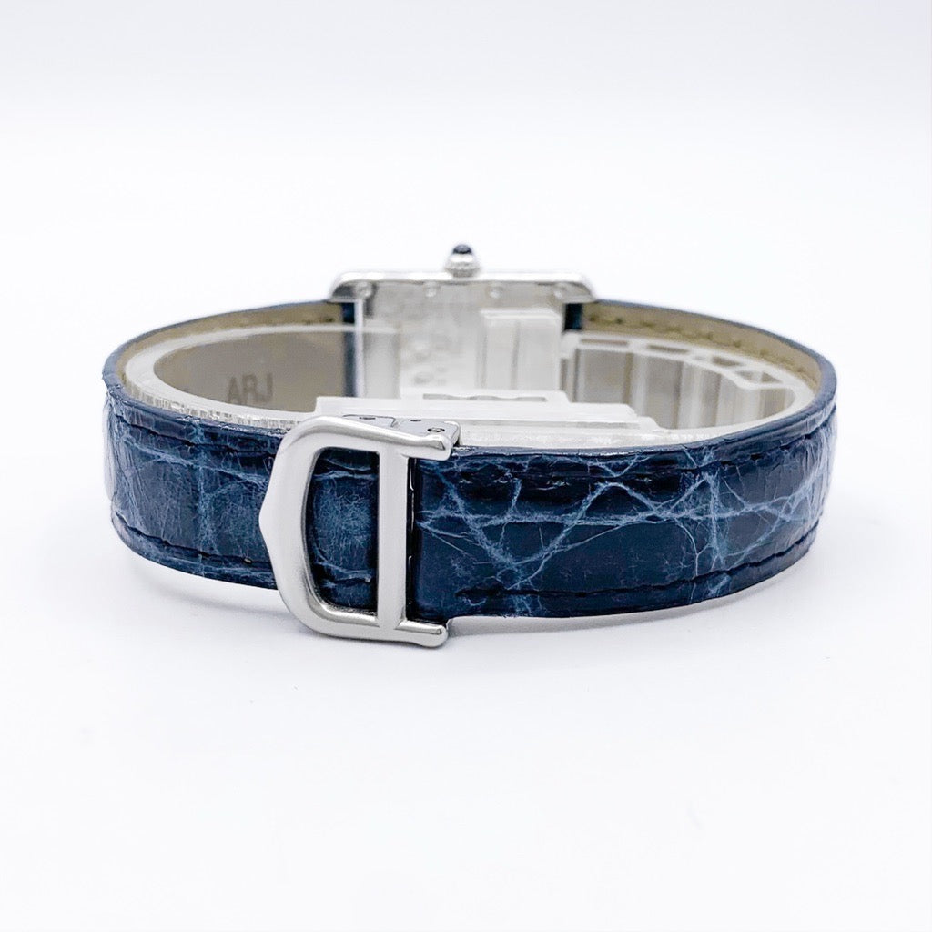 Mast Tank White Roman Dial MM Silver