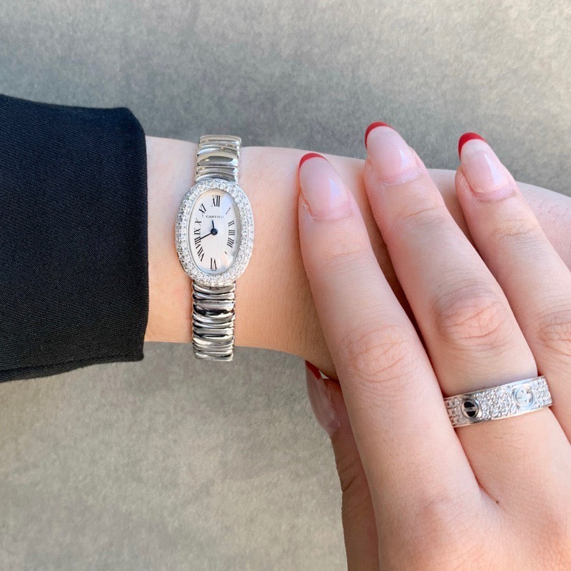 Mini Baignoire K18WG Diamond Bracelet