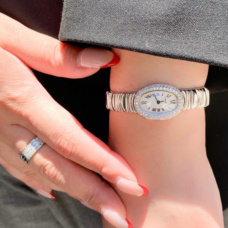 Mini Baignoire K18WG Diamond Bracelet