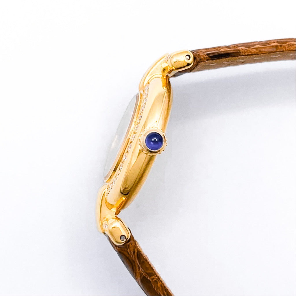 Must Corise New Roman Dial Gold Diamond