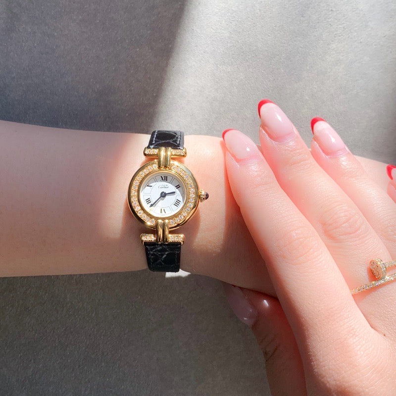 Must Corise New Roman Dial Gold Diamond