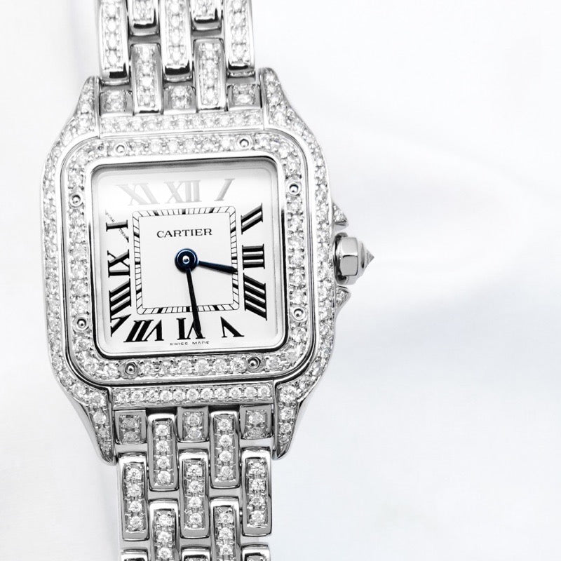 Panther current SM SS bracelet full diamond