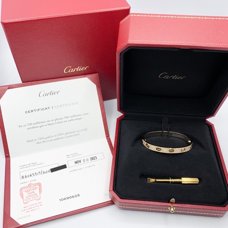 Love Bracelet #15 New YG Diamond