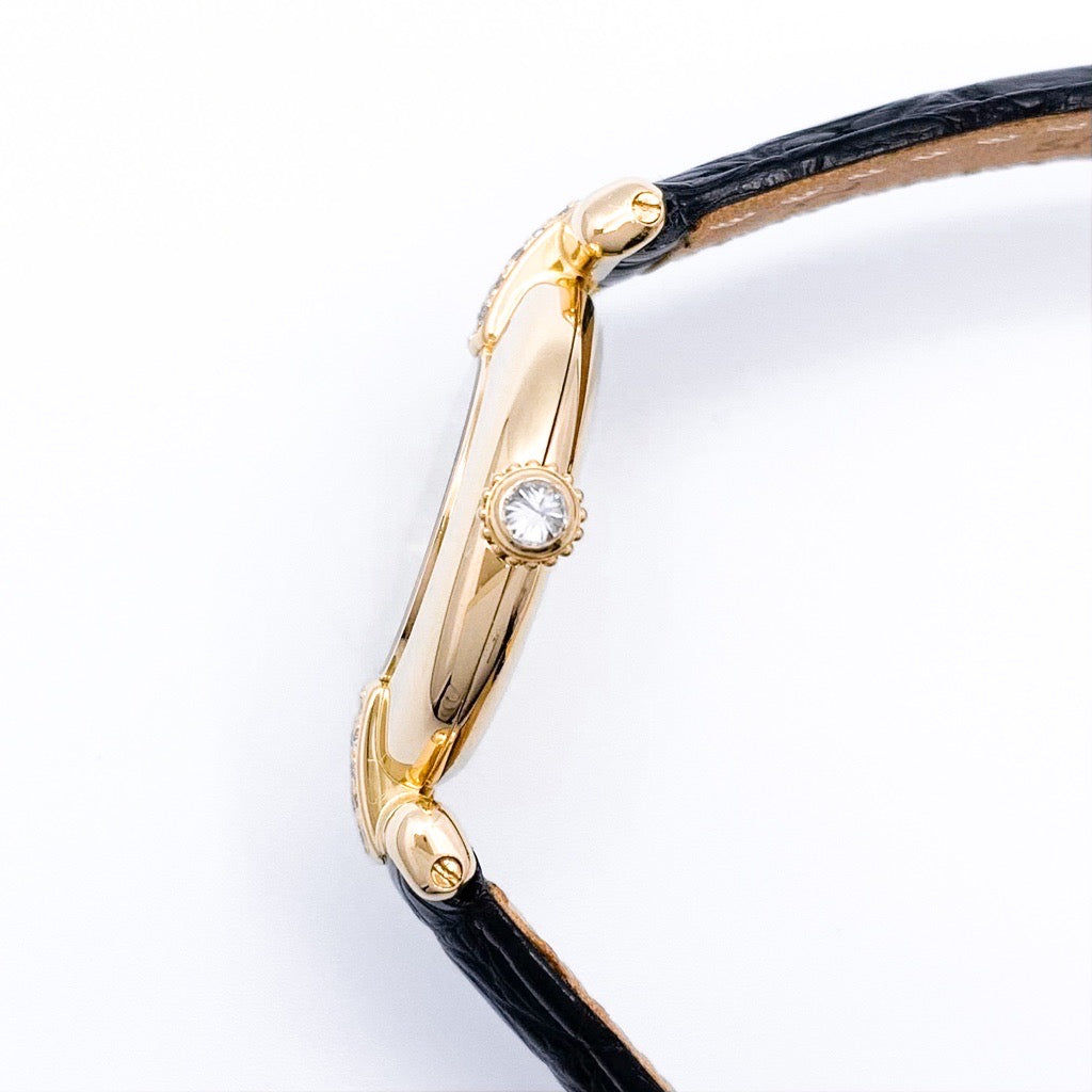 Mast Corise K18YG Roman Dial Double Line Genuine Diamond