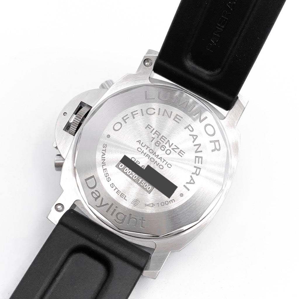 Luminor Chrono Daylight SS Black Dial PAM 00356