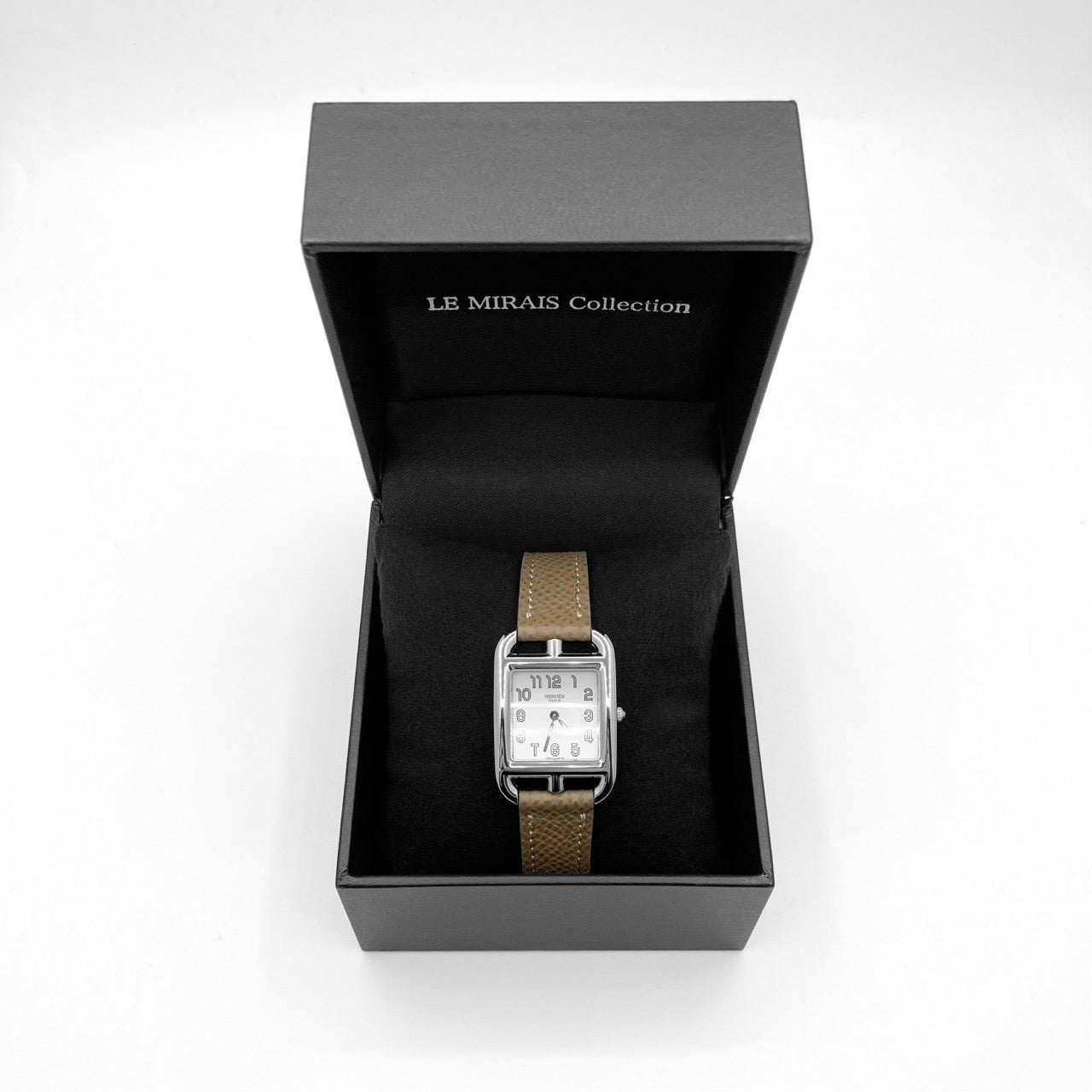 Cape Cod White Dial SS Leather