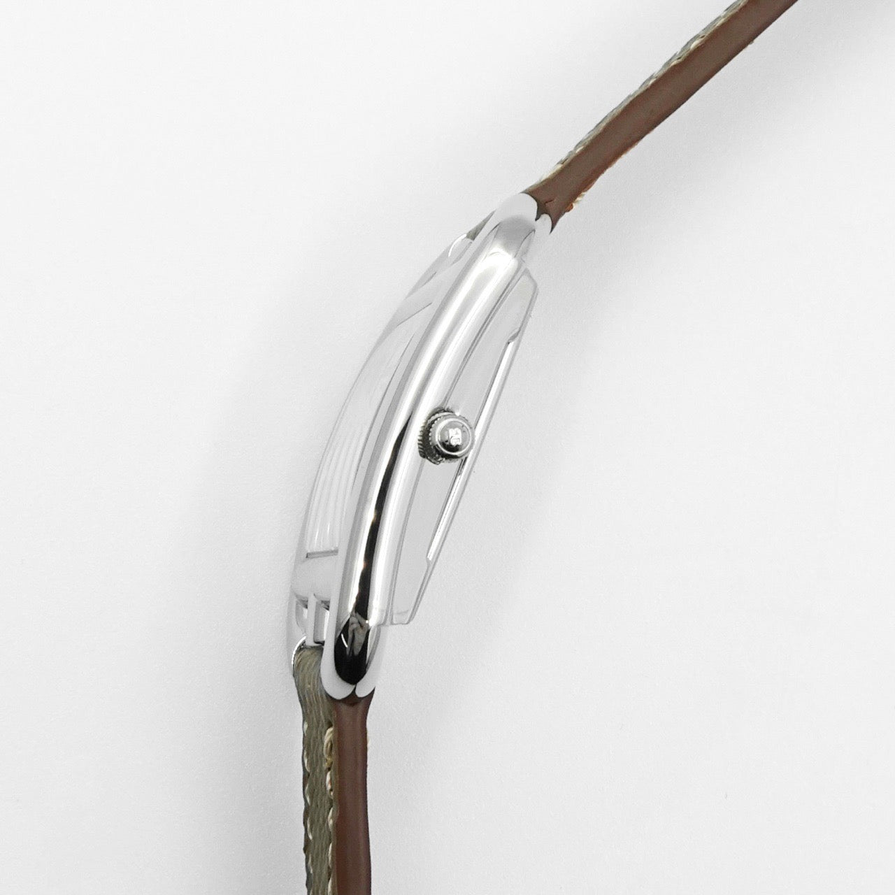 Cape Cod White Dial SS Leather