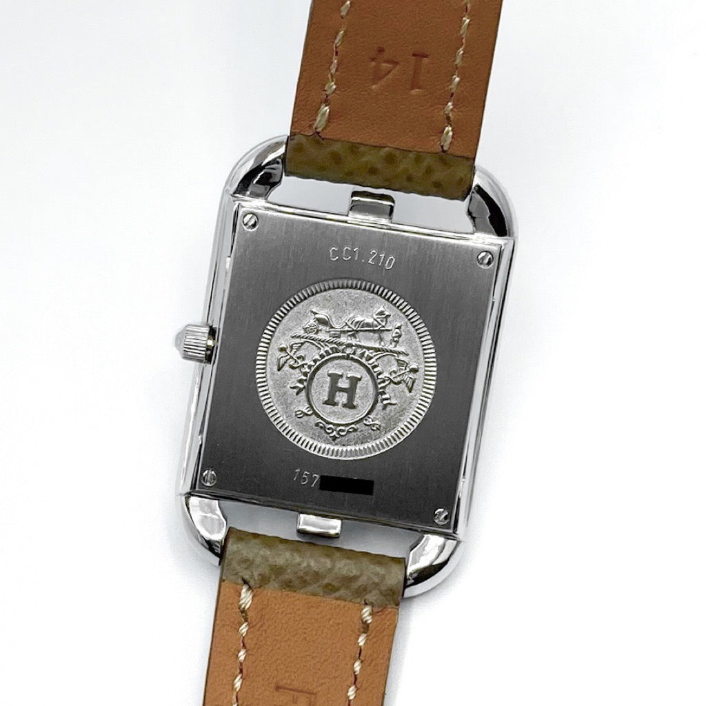 Cape Cod White Dial SS Leather