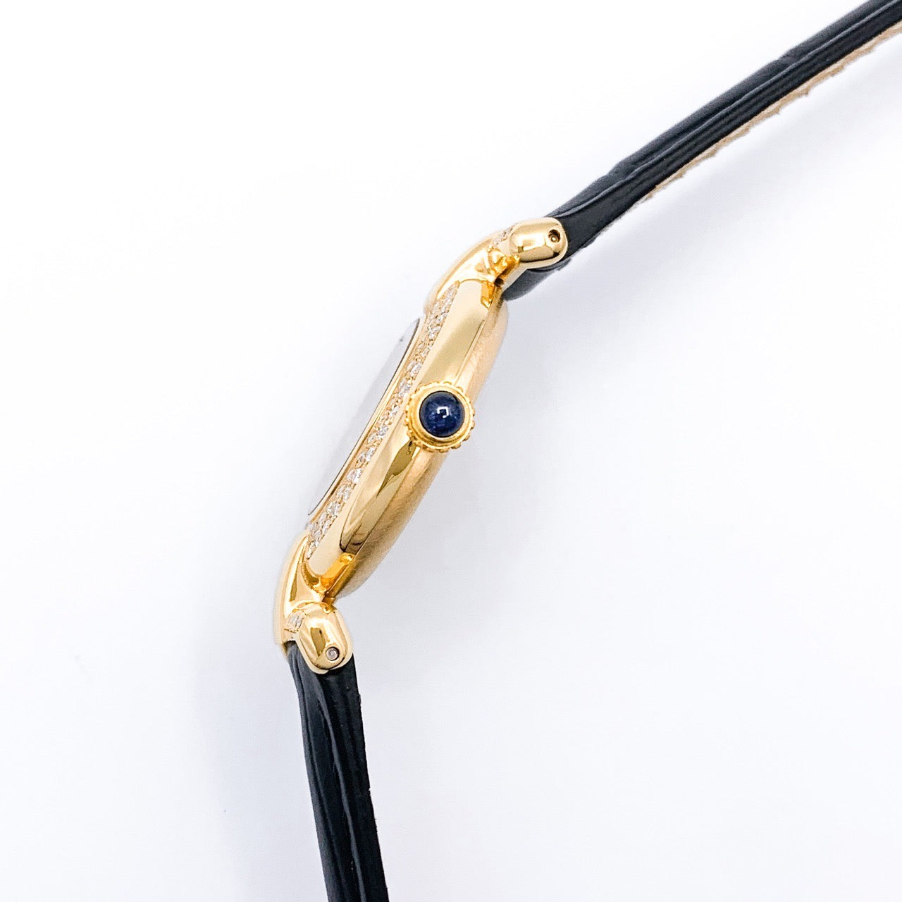 Mast Corise Diamond Black Roman Dial Gold Double Diamond