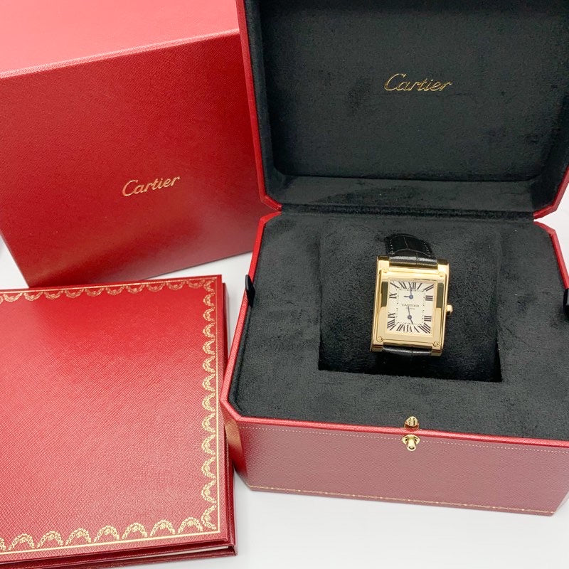 Tank Avis 2 Time Zone K18YG Leather Collection Prive
