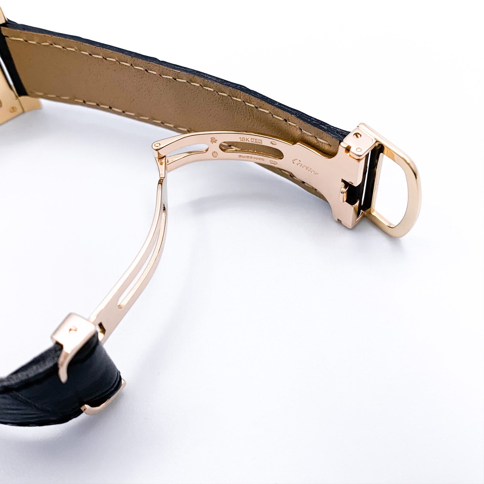 Tank Avis 2 Time Zone K18YG Leather Collection Prive