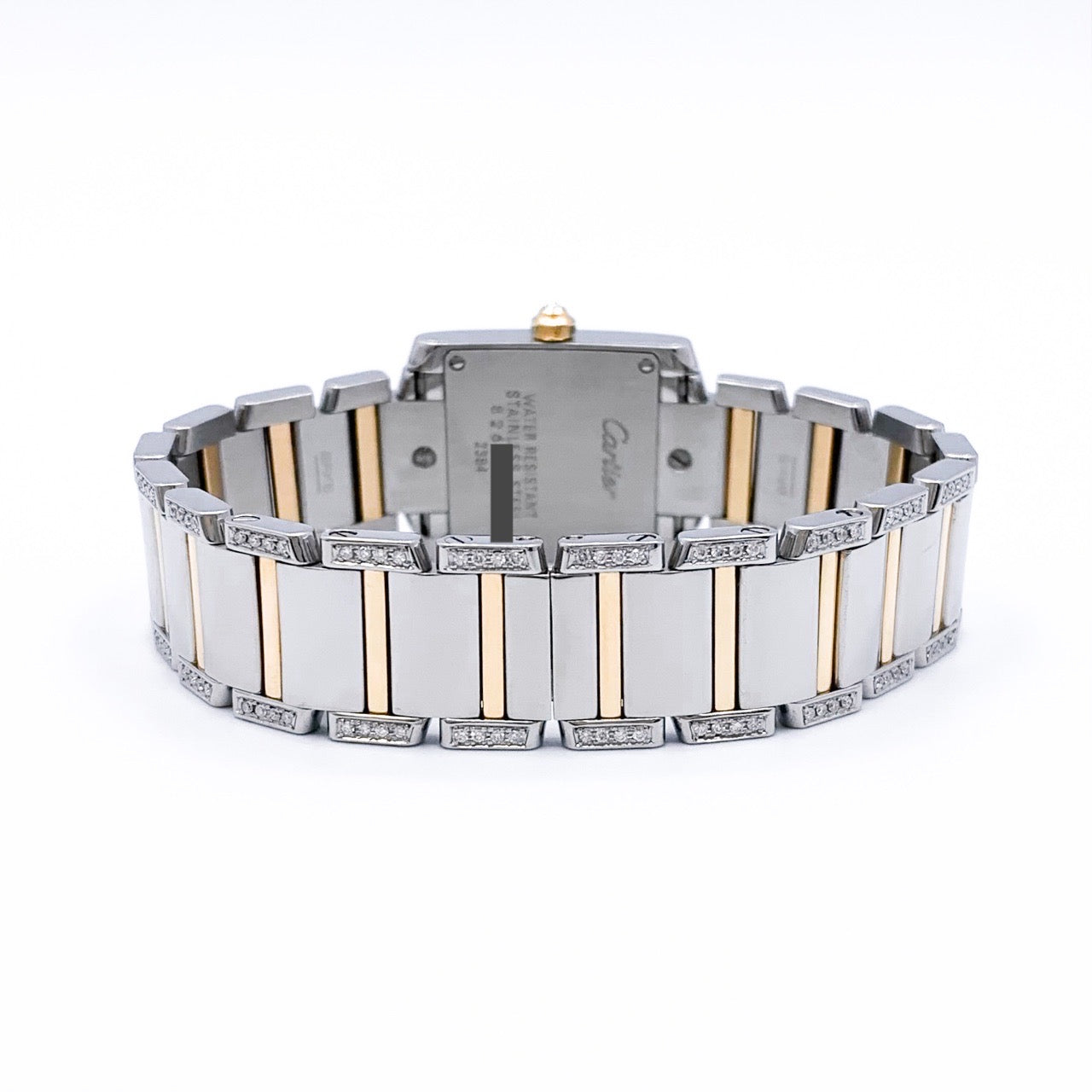 Tank Francaise SM combination bezel & bracelet side diamond