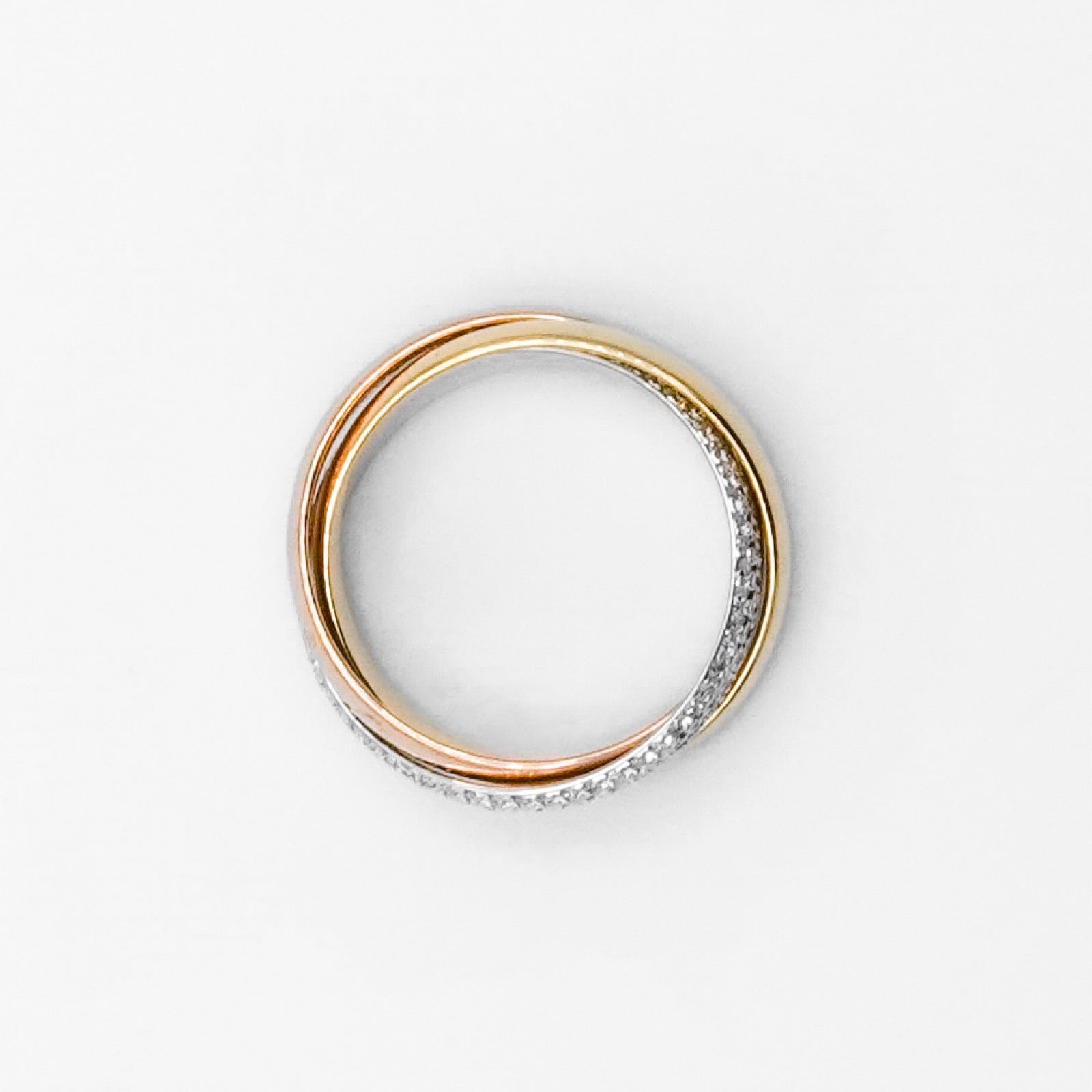 Trinity ring size 13 with diamonds