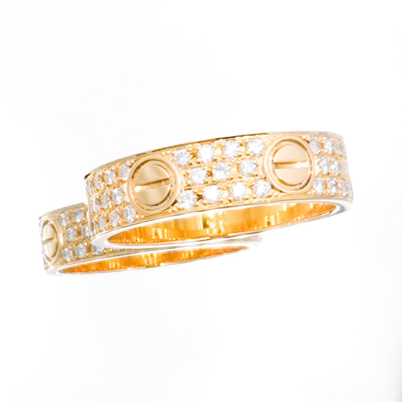 Love Ring Size 20 YG Diamond