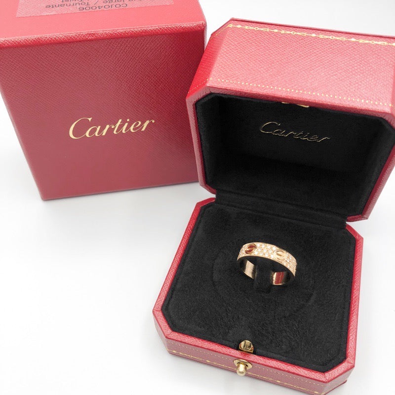 Love Ring Size 20 YG Diamond