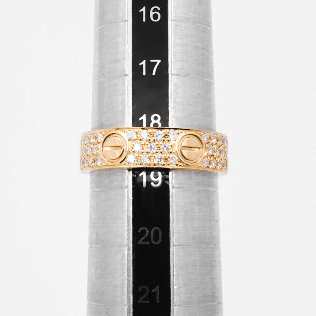 Love Ring Size 20 YG Diamond