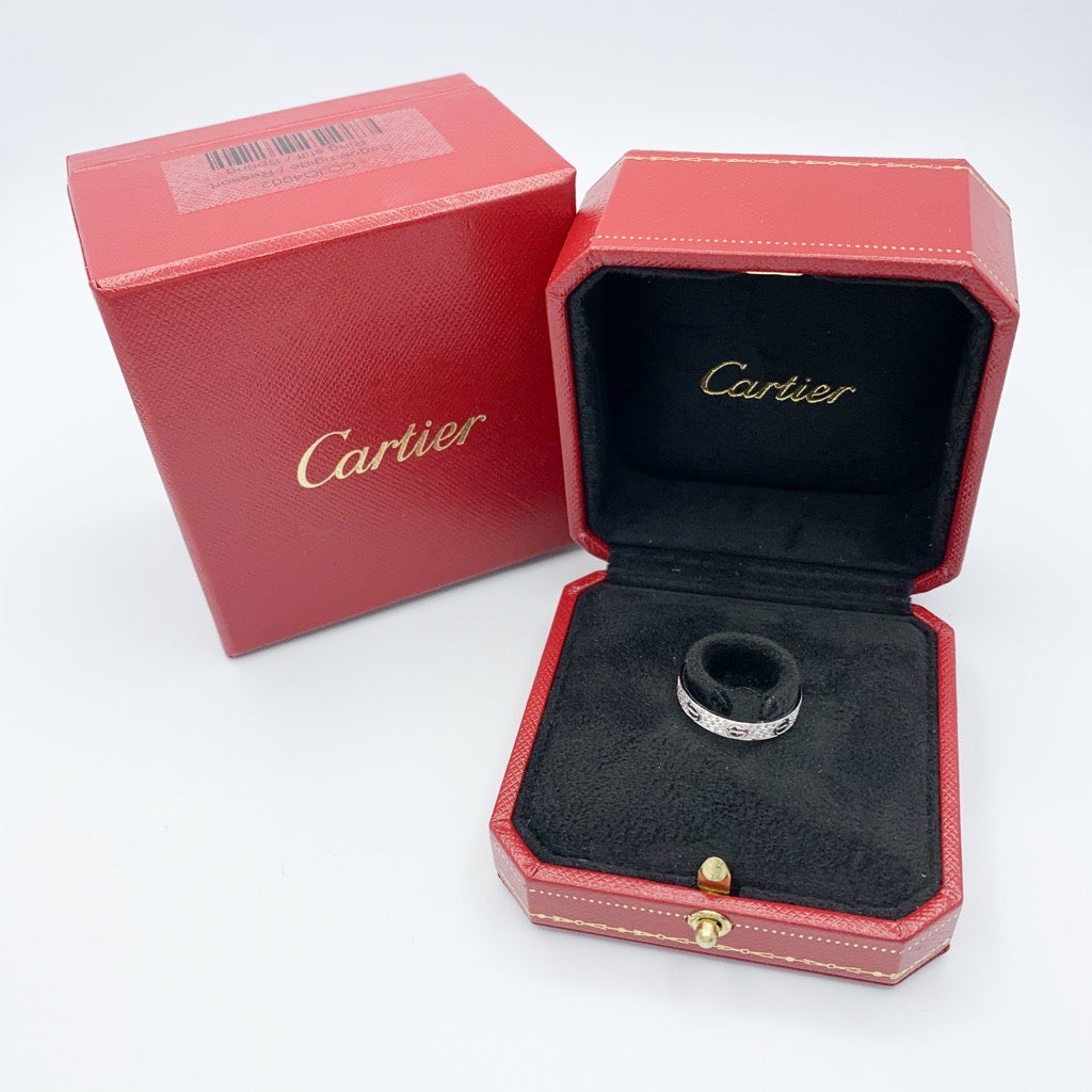 Mini Love Ring Size 17 WG Diamond