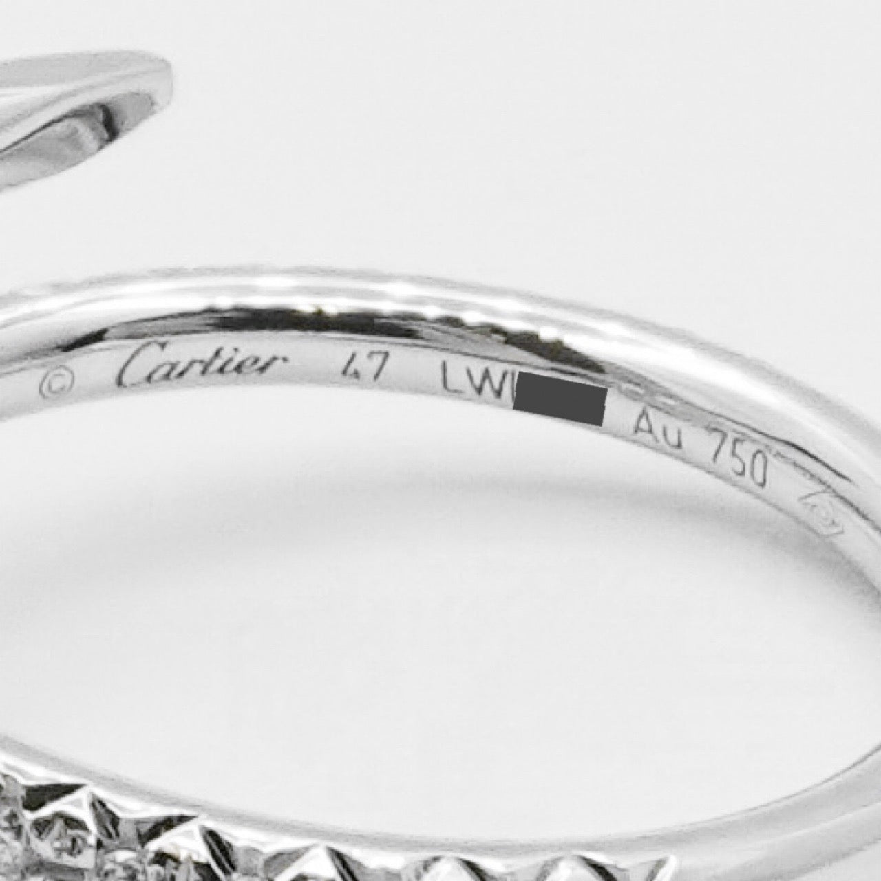 Juste un clou ring size 7 SM WG diamond